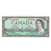 BC-37b-i 1954 Canada $1 Beattie-Rasminsky, E/F, Uncirculated (MS60)