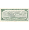 BC-37b-i 1954 Canada $1 Beattie-Rasminsky, F/F, Choice Uncirculated (CUNC63)