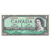 BC-37c 1954 Canada $1 Bouey-Rasminsky, J/F, Almost Uncirculated (AU50)