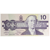 BC-57a 1989 Canada $10 Thiessen-Crow, AEK, Uncirculated (MS60)