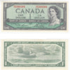 BC-37d 1954 Canada $1 Lawson-Bouey, C/I, AU-UNC