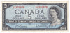 BC-39b 1954 Canada $5 Beattie-Rasminsky, K/X, Very Fine (VF20)