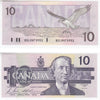 BC-57b 1989 Canada $10 Bonin-Thiessen, BDL, Choice Uncirculated (CUNC63)