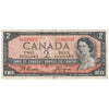 BC-38a 1954 Canada $2 Beattie-Coyne, K/B, F-VF