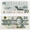 BC-58b 1991 Canada $20 Bonin-Thiessen, EVJ, Choice Uncirculated (CUNC63)