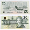 BC-58b-i 1991 Canada $20 Bonin-Thiessen, ASK, Uncirculated (MS60)