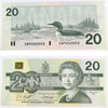 BC-58d 1991 Canada $20 Knight-Dodge, EWP, Uncirculated (MS60)