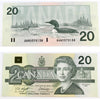 BC-58d-i 1991 Canada $20 Knight-Dodge, AWN, Uncirculated (MS60)