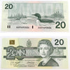 BC-58d-i 1991 Canada $20 Knight-Dodge, AWR, AU-UNC (AU55)