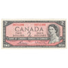 BC-38c 1954 Canada $2 Bouey-Rasminsky, D/G, EF-AU (EF45)