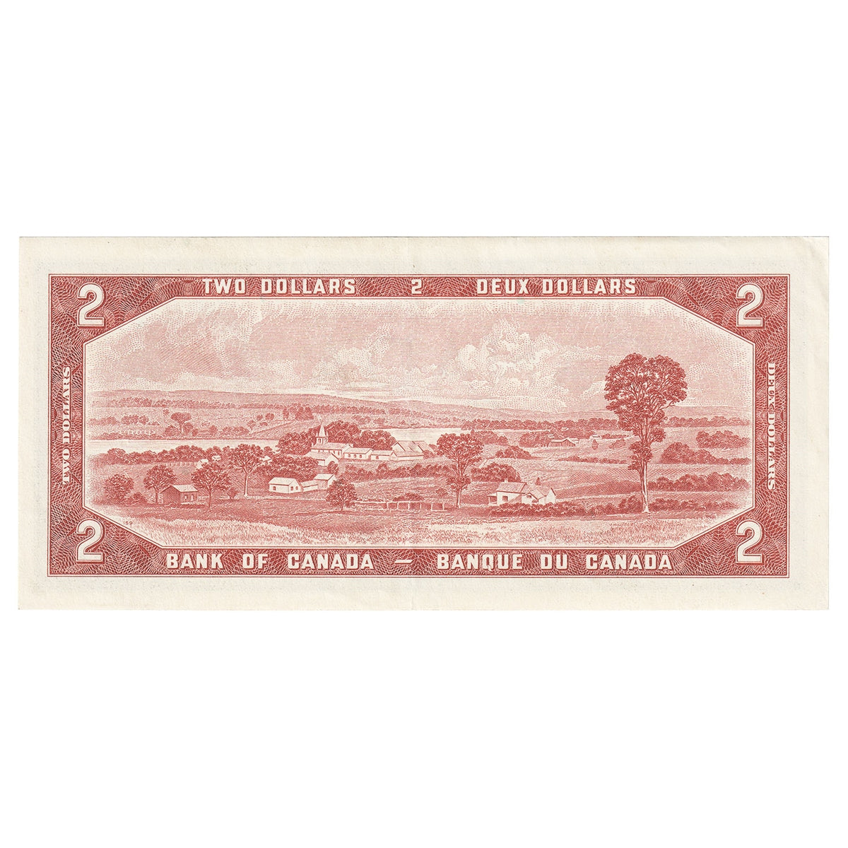 BC-38c 1954 Canada $2 Bouey-Rasminsky, D/G, EF-AU (EF45)