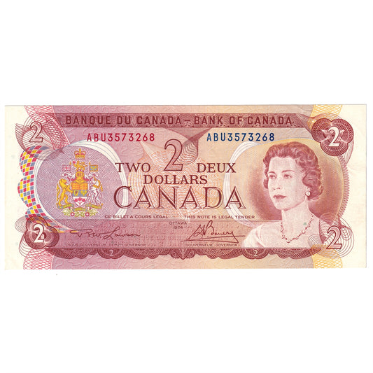 BC-47a-i 1974 Canada $2 Lawson-Bouey, ABZ, CUNC