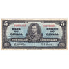BC-23b 1937 Canada $5 Gordon-Towers, O/C, Fine (F12)