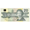BC-58a 1991 Canada $20 Thiessen-Crow, ESE, CIRC