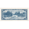 BC-39b 1954 Canada $5 Beattie-Rasminsky, F/S, VF-EF (VF30)