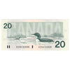 BC-58a-i 1991 Canada $20 Thiessen-Crow, EIS, Almost Uncirculated (AU50)
