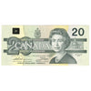 BC-58a-i 1991 Canada $20 Thiessen-Crow, EIS, Almost Uncirculated (AU50)