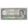 BC-29b 1954 Canada $1 Beattie-Coyne, Devil's Face, O/A, VG-F (VG10)