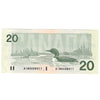 BC-58a-ii 1991 Canada $20 Thiessen-Crow, AIW Without Serifs, AU