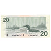 BC-58b-i 1991 Canada $20 Bonin-Thiessen, AIW, AU