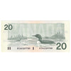 BC-58b-i 1991 Canada $20 Bonin-Thiessen, ASA, AU-UNC (AU55)