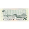 BC-58b-i 1991 Canada $20 Bonin-Thiessen, ASE, AU-UNC (AU55)