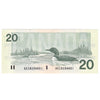 BC-58b-i 1991 Canada $20 Bonin-Thiessen, ASI, Uncirculated (MS60)