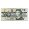 BC-58b-i 1991 Canada $20 Bonin-Thiessen, AVI, Choice Uncirculated (CUNC63)