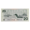 BC-58b-i 1991 Canada $20 Bonin-Thiessen, AVU, CUNC