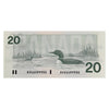BC-58b-i 1991 Canada $20 Bonin-Thiessen, AVU, AU-UNC (AU55)