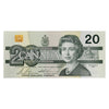 BC-58b-ii 1991 Canada $20 Bonin-Thiessen, EVA No BPN, AU-UNC