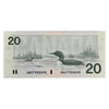 BC-58c 1991 Canada $20 Knight-Thiessen, AWC, AU-UNC (AU55)