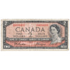 BC-38a 1954 Canada $2 Beattie-Coyne, K/B, VG-F