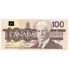 BC-60a 1988 Canada $100 Thiessen-Crow, AJY, Almost Uncirculated (AU50)