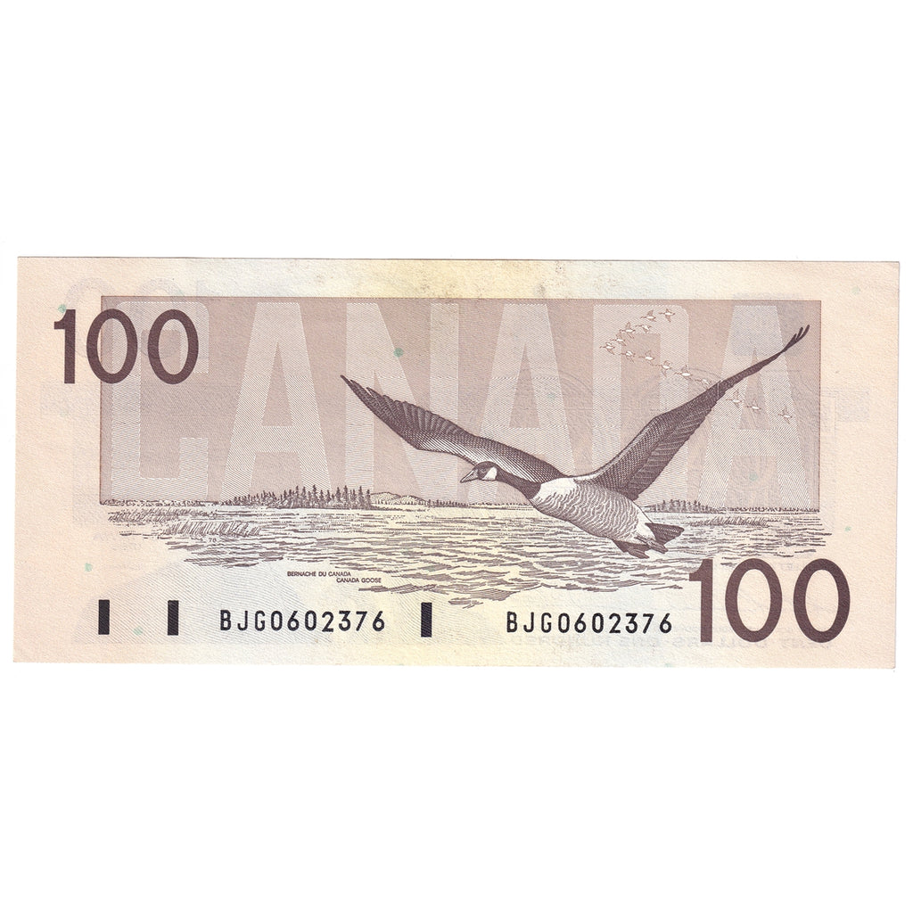 BC-60a-i 1988 Canada $100 Thiessen-Crow, BJG, AU-UNC (AU55)