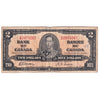 BC-22b 1937 Canada $2 Gordon-Towers, R/B, CIRC