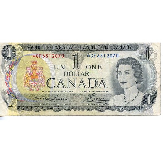 BC-46aA 1973 Canada $1 Lawson-Bouey, *GF, F