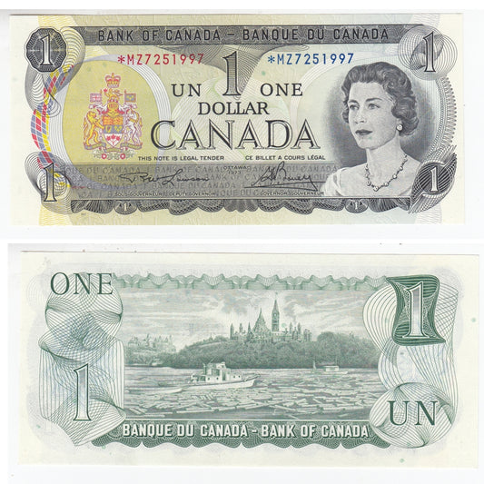 BC-46aA 1973 Canada $1 Lawson-Bouey, *MZ, CUNC