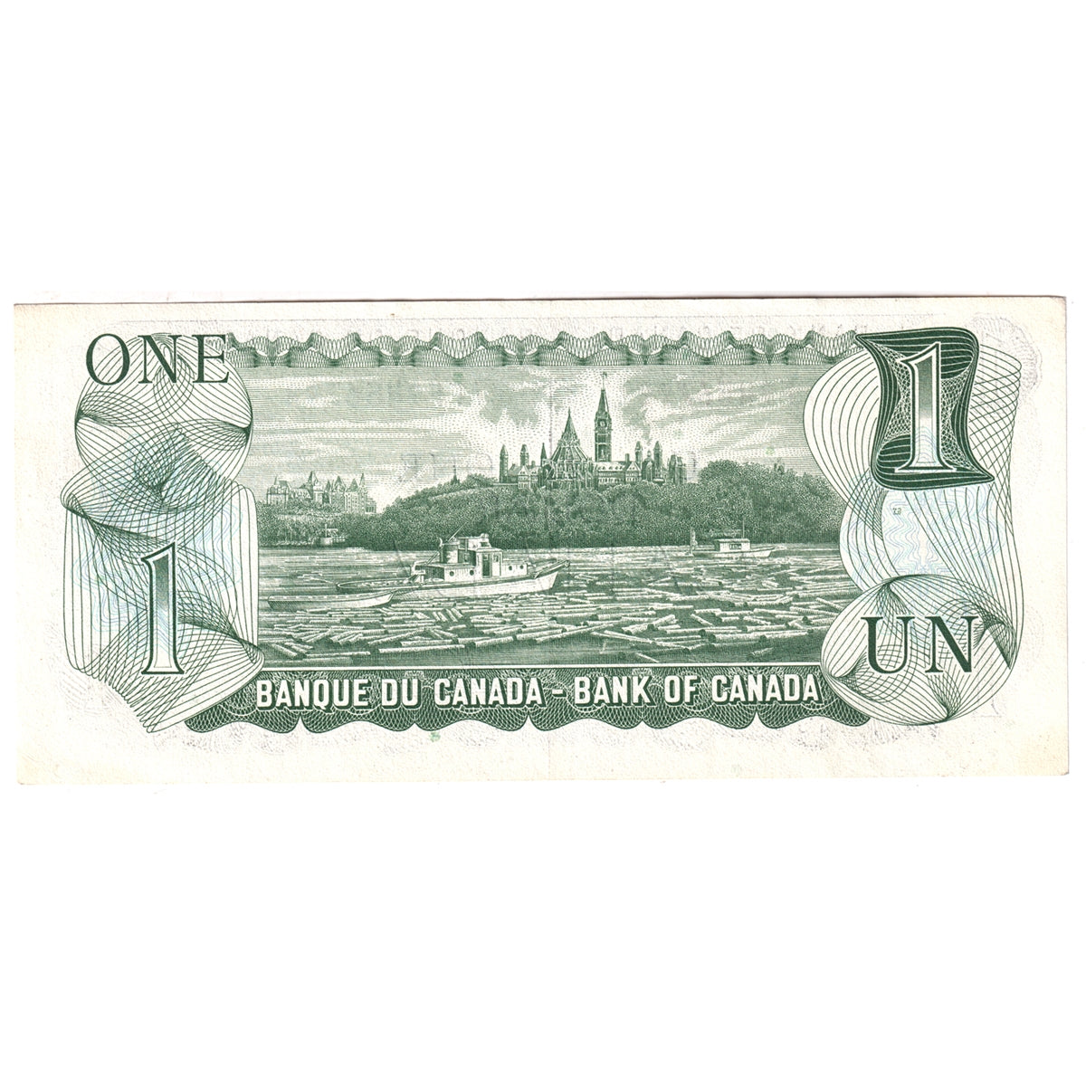 BC-46a-i 1973 Canada $1 Lawson-Bouey, AFF, Lithographed, EF-AU (EF45)