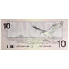 BC-57a 1989 Canada $10 Thiessen-Crow, AEY, Almost Uncirculated (AU50)