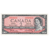 BC-38b 1954 Canada $2 Beattie-Rasminsky, K/R, Almost Uncirculated (AU50)