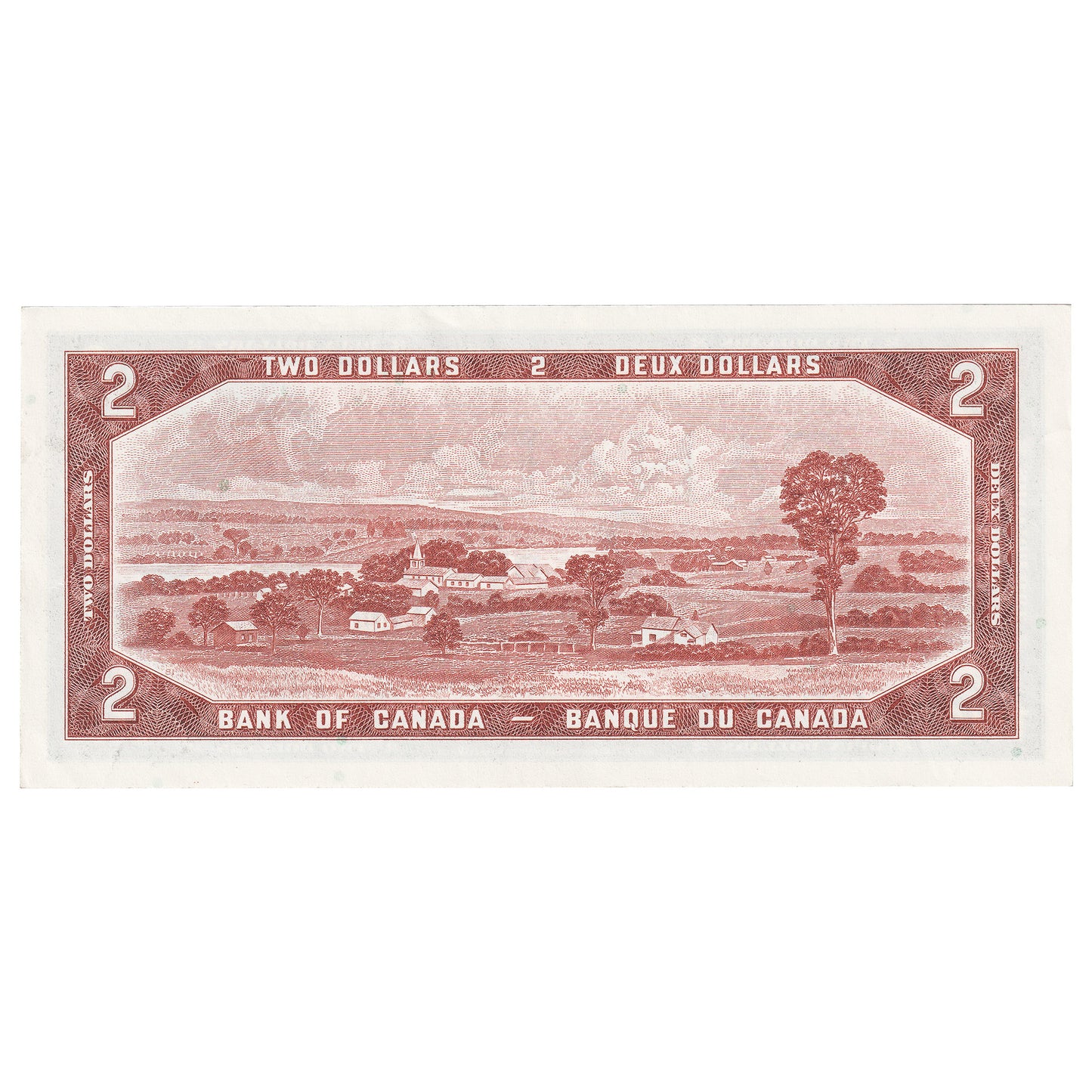 BC-38b 1954 Canada $2 Beattie-Rasminsky, K/R, Almost Uncirculated (AU50)
