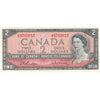 BC-38b 1954 Canada $2 Beattie-Rasminsky, U/R, Uncirculated (MS60)