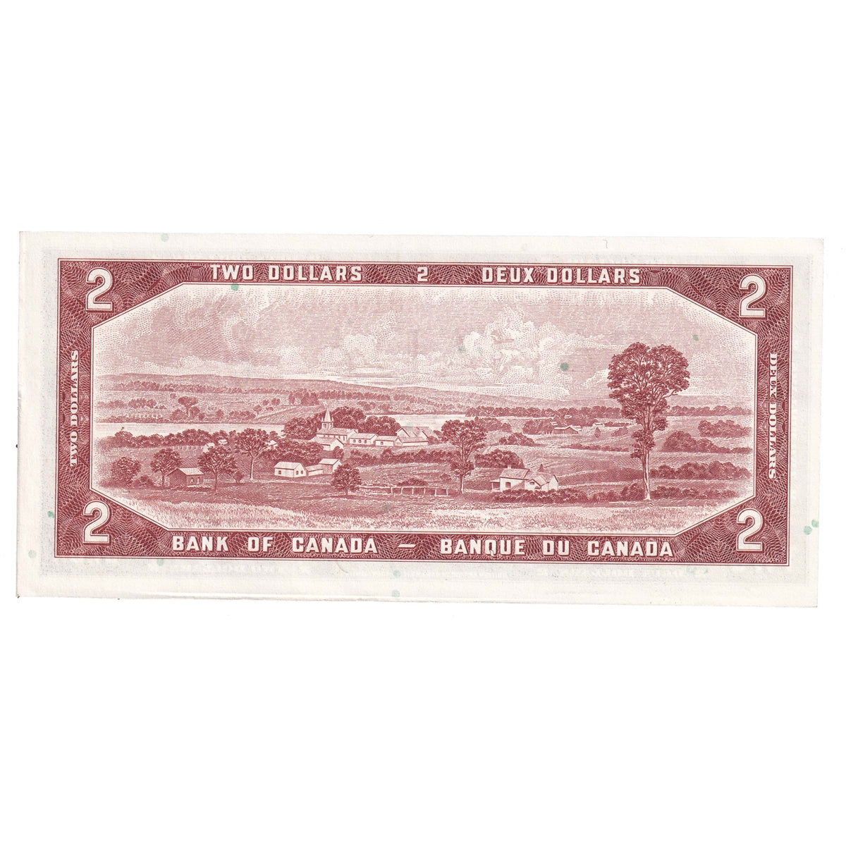 BC-38b 1954 Canada $2 Beattie-Rasminsky, G/U, AU-UNC (AU55)