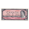 BC-38b 1954 Canada $2 Beattie-Rasminsky, L/U, Extra Fine (EF40)