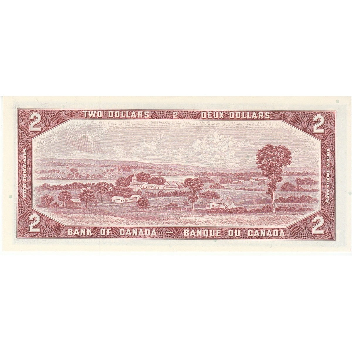 BC-38b 1954 Canada $2 Beattie-Rasminsky, N/U, AU-UNC (AU55)