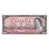BC-38b 1954 Canada $2 Beattie-Rasminsky, O/U, Uncirculated (MS60)