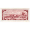 BC-38b 1954 Canada $2 Beattie-Rasminsky, V/U, AU-UNC (AU55)