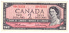 BC-38b 1954 Canada $2 Beattie-Rasminsky, Z/U, Almost Uncirculated (AU50)