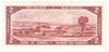 BC-38b 1954 Canada $2 Beattie-Rasminsky, Z/U, Almost Uncirculated (AU50)
